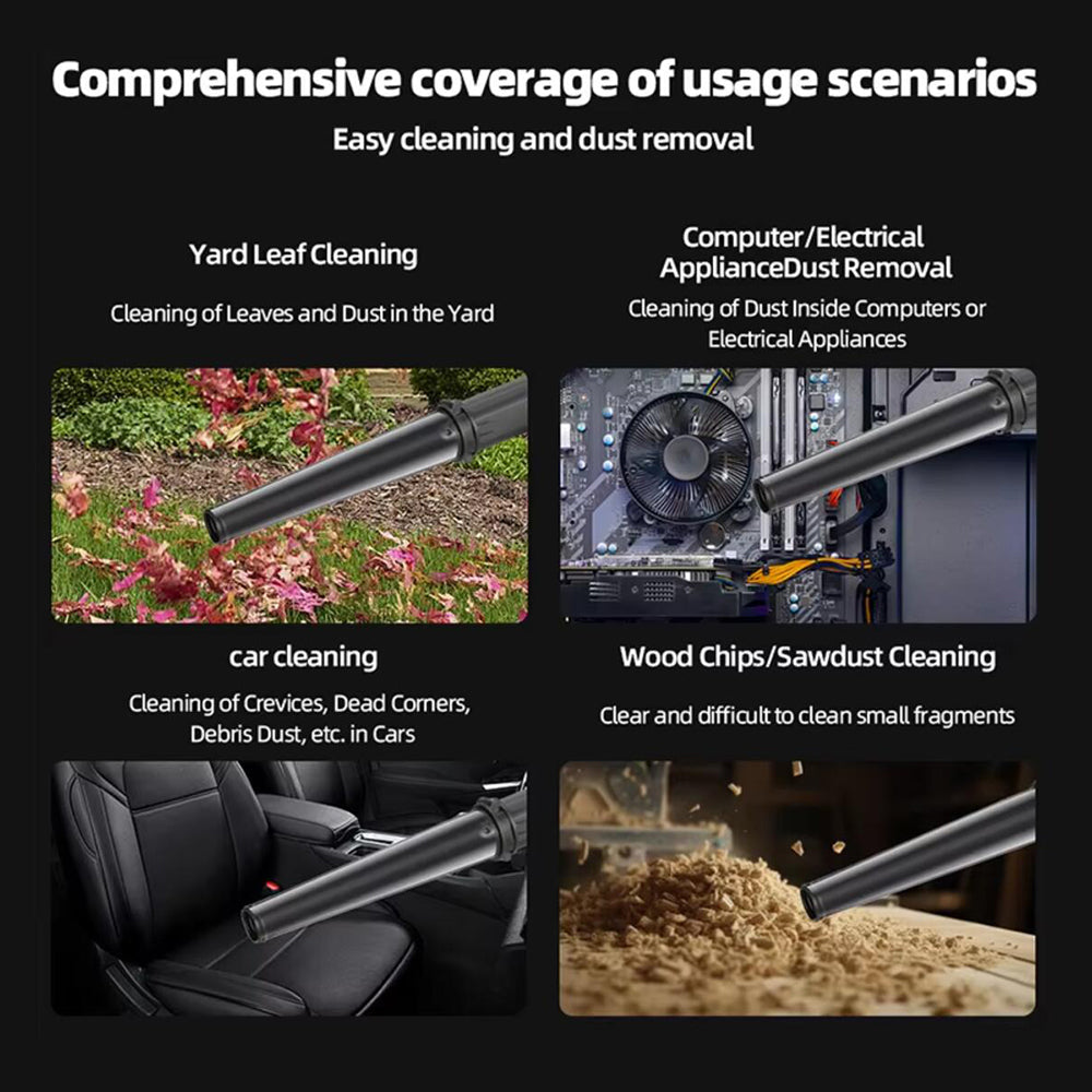 Battery-Powered Blower / Leaf Blower – Ideal for Cleaning or Gardening