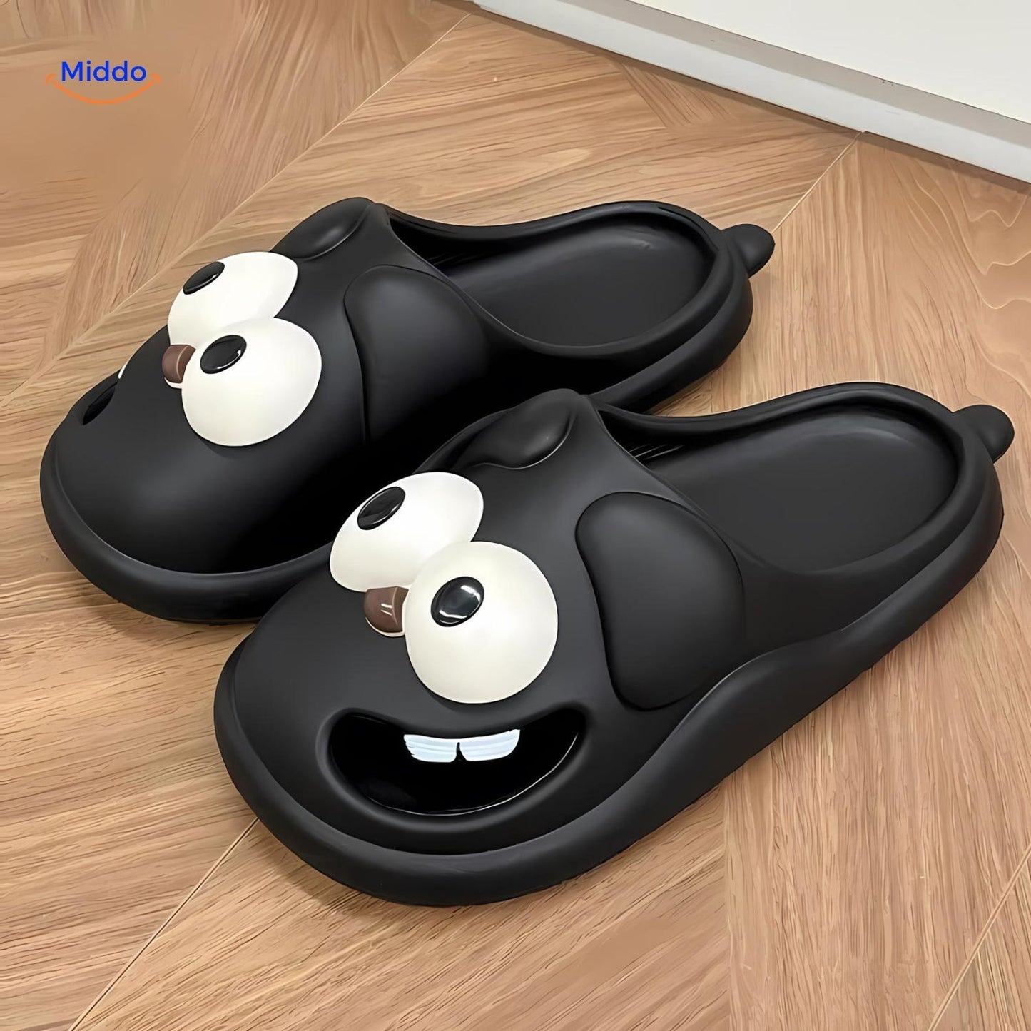 BigEye™ Cartoon Dog Slippers | Cute, Fun, and Comfortable