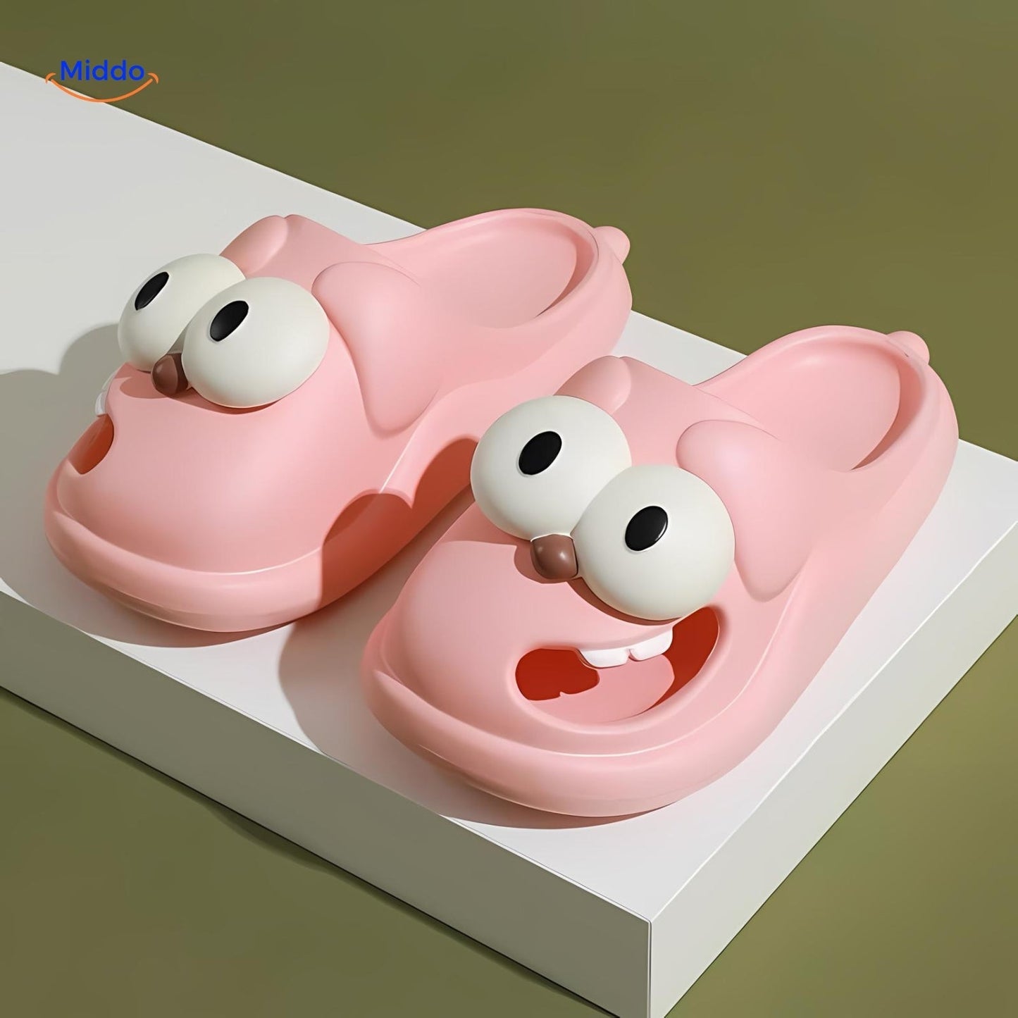 BigEye™ Cartoon Dog Slippers | Cute, Fun, and Comfortable