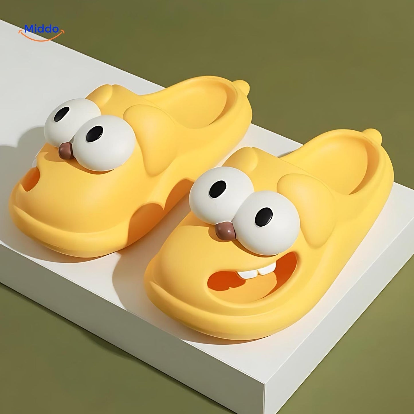 BigEye™ Cartoon Dog Slippers | Cute, Fun, and Comfortable