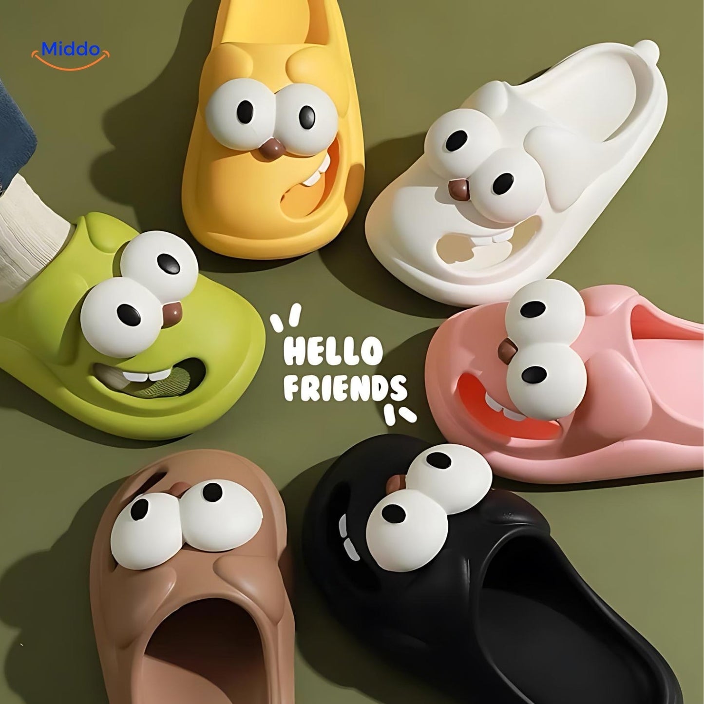 BigEye™ Cartoon Dog Slippers | Cute, Fun, and Comfortable