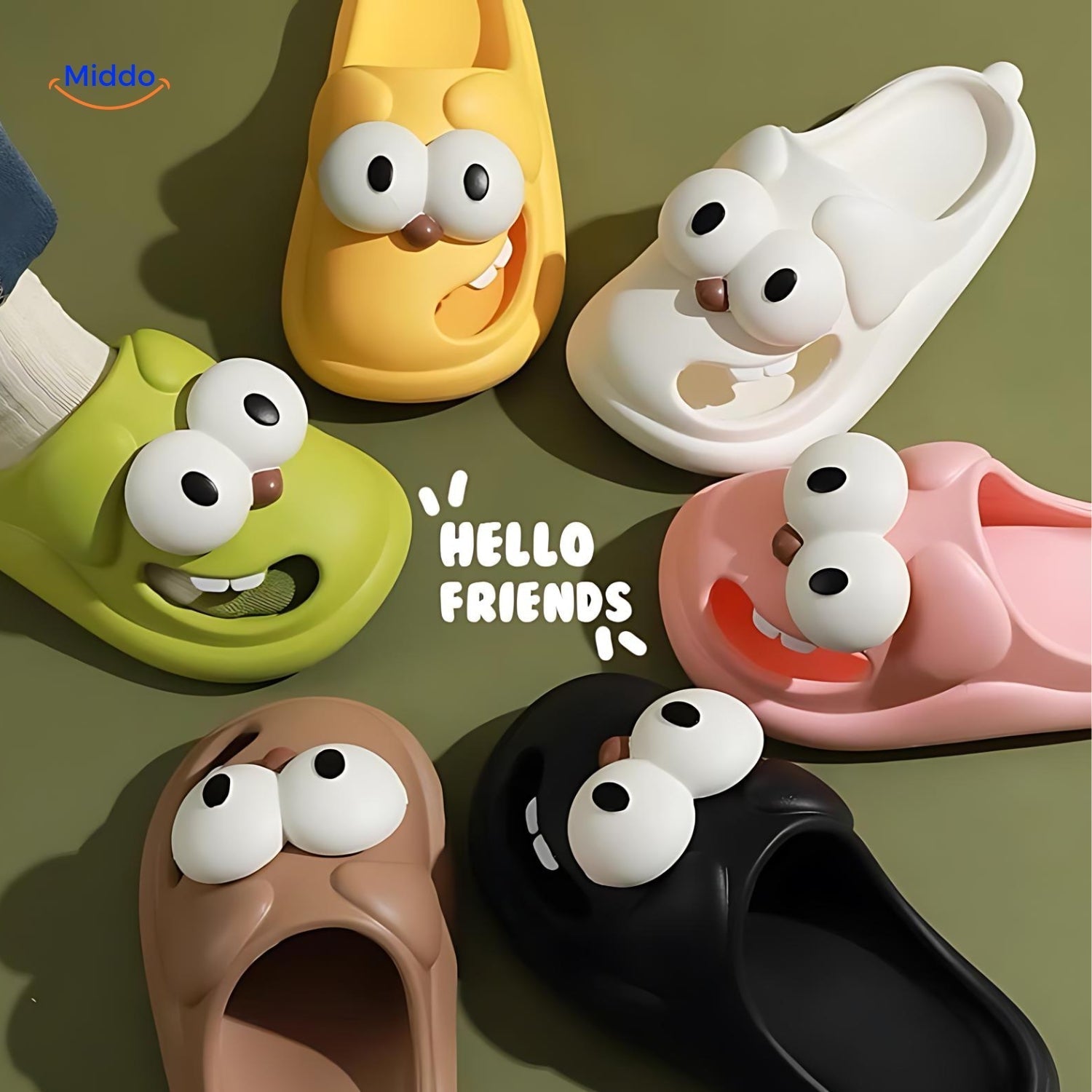 BigEye™ Cartoon Dog Slippers | Cute, Fun, and Comfortable