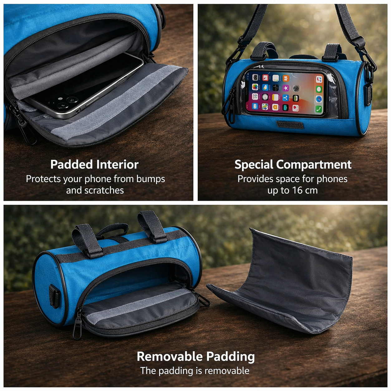 Bike Bag | Touchscreen Compatible | Universal Velcro System | Ridepocket