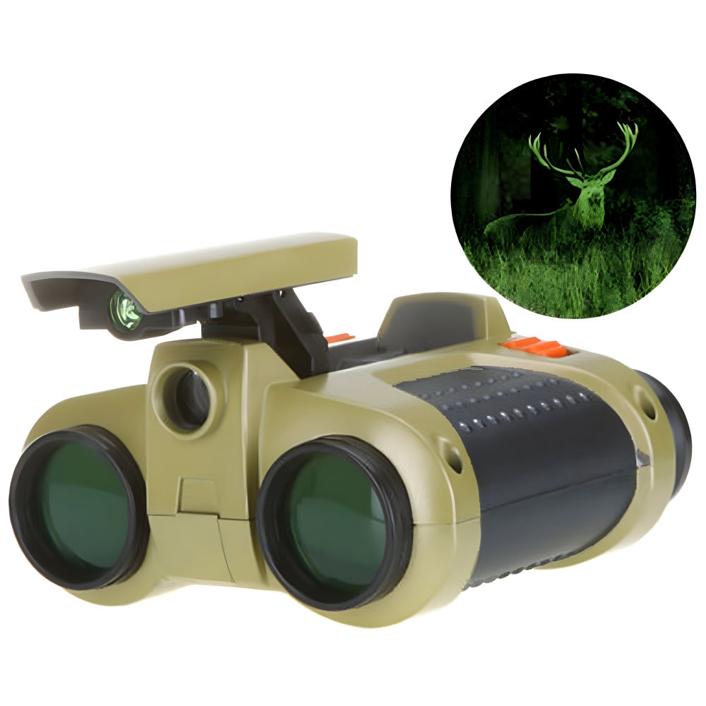 Binoculars | Night Vision Binoculars for Kids | 4x30 Magnification | Durable and Waterproof | NightRanger