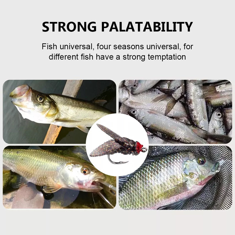 Bionic Fly Insect Fishing Lures for Anglers, 20 Pcs