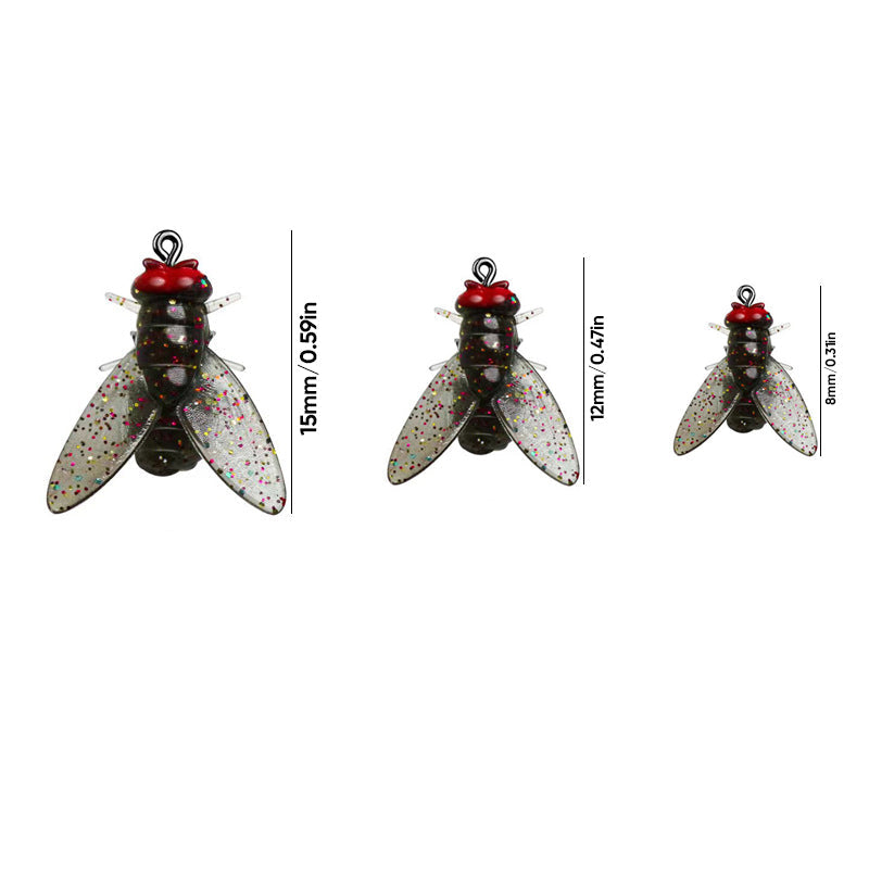Bionic Fly Insect Fishing Lures for Anglers, 20 Pcs