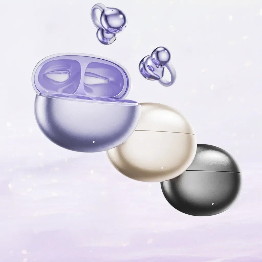 Bluetooth Earbuds | Open-Ear Design | AI Noise Cancellation