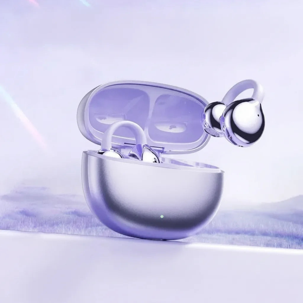 Bluetooth Earbuds | Open-Ear Design | AI Noise Cancellation