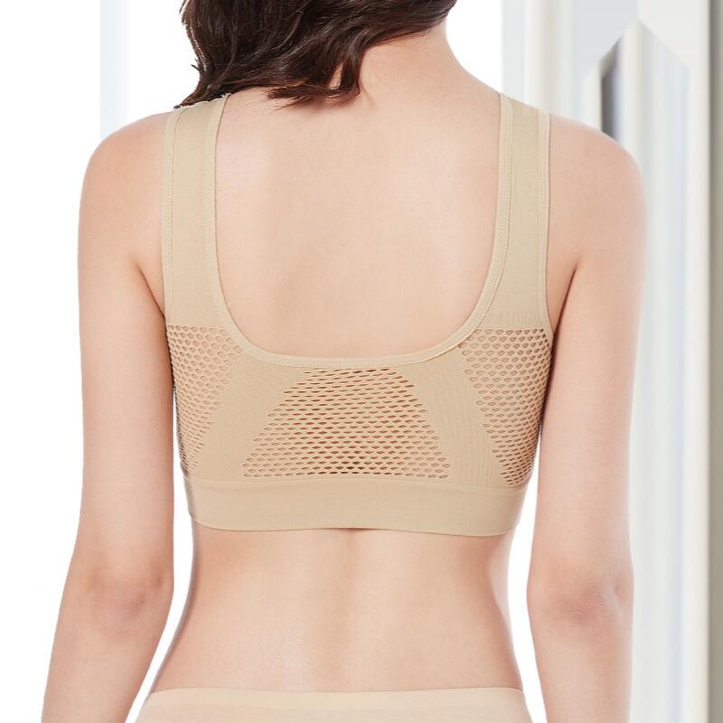 Breathable Mesh Sports Bra