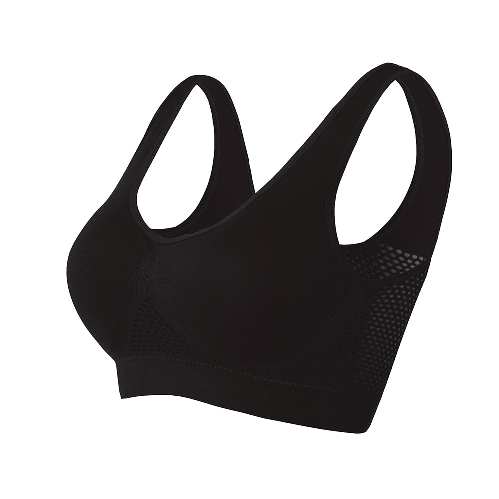 Breathable Mesh Sports Bra