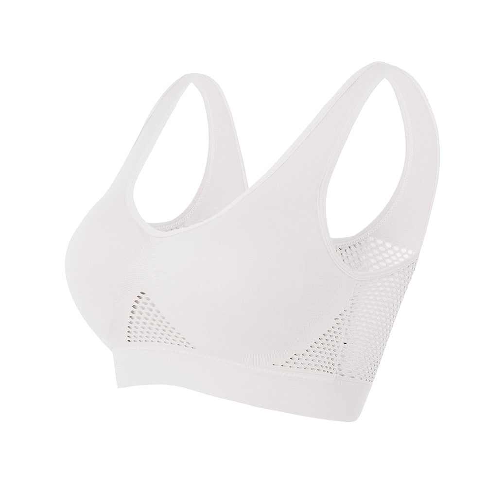 Breathable Mesh Sports Bra