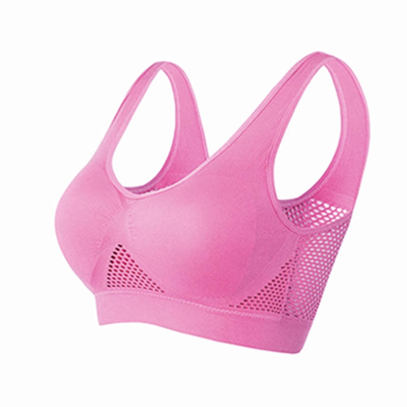 Breathable Mesh Sports Bra