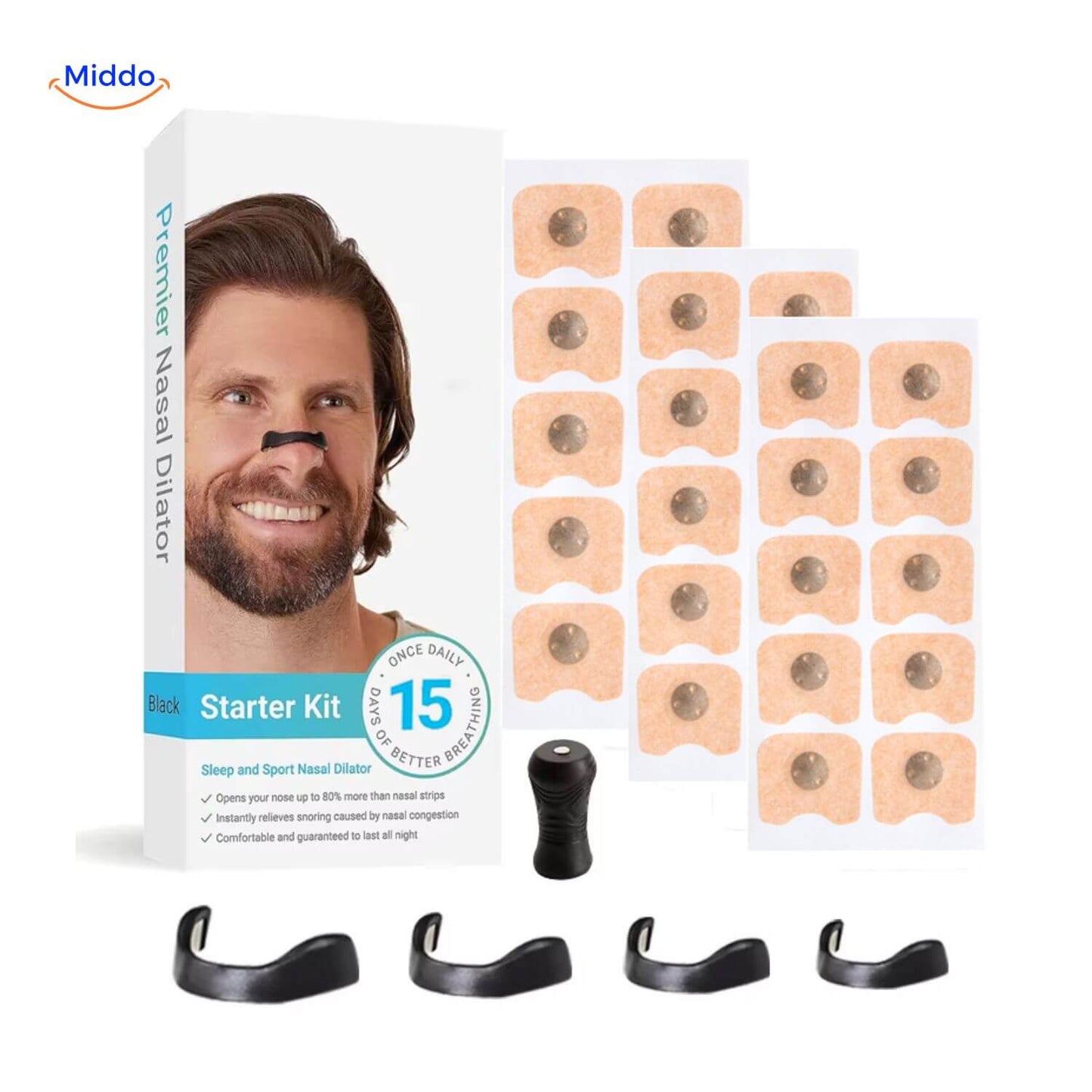 BreatheEase™ Kit | Anti-Snore, Magnetic & For Better Sleep!