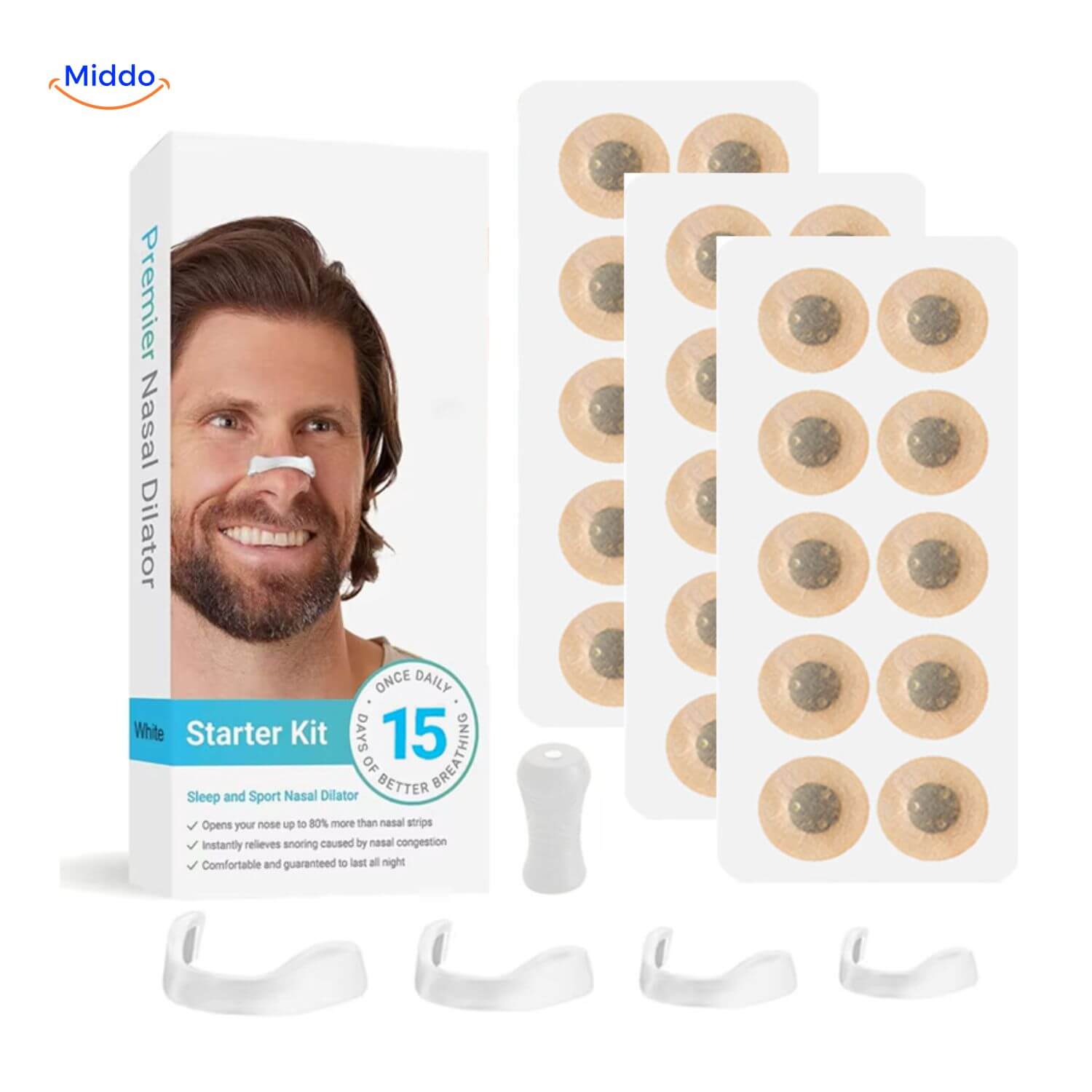 BreatheEase™ Kit | Anti-Snore, Magnetic & For Better Sleep!