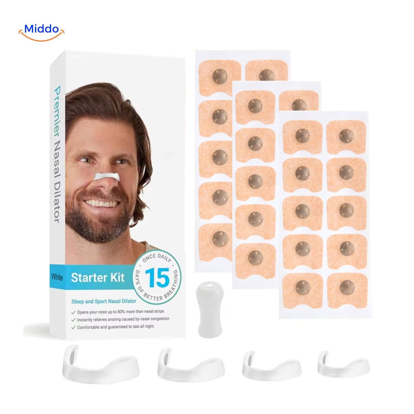 BreatheEase™ Kit | Anti-Snore, Magnetic & For Better Sleep!