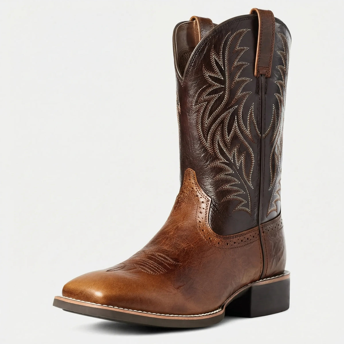 Calf-Length Cowboy-Style Boots