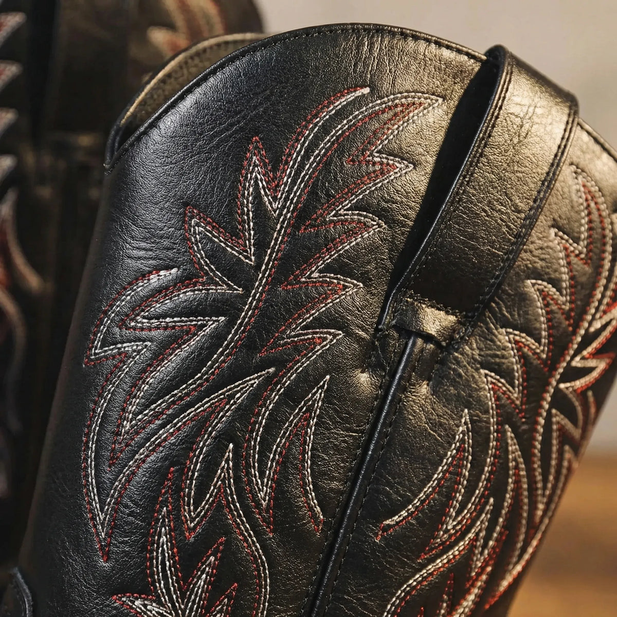 Calf-Length Cowboy-Style Boots