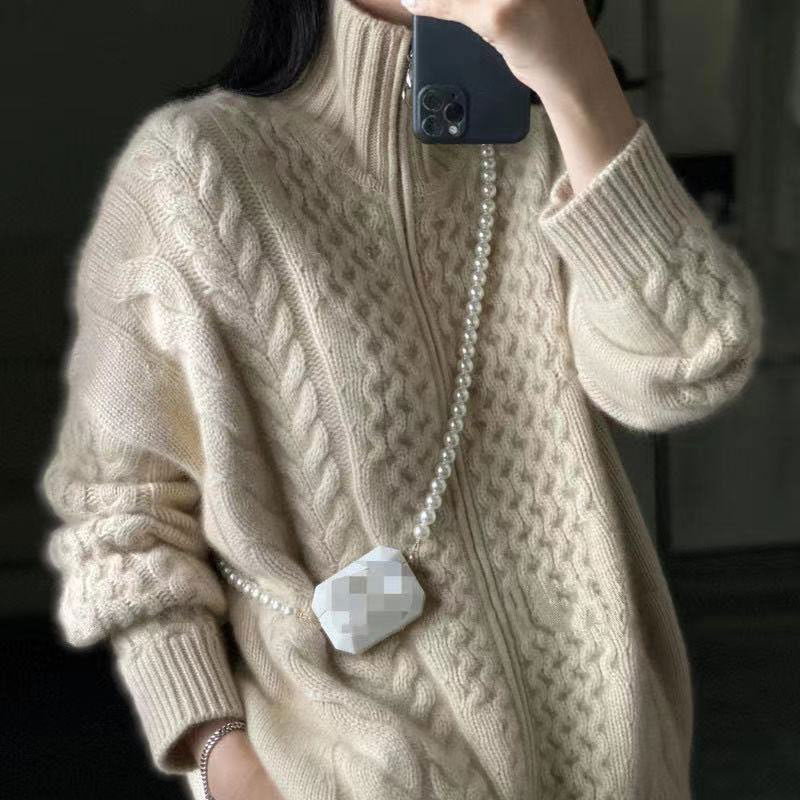 Cashmere Zip Jacket