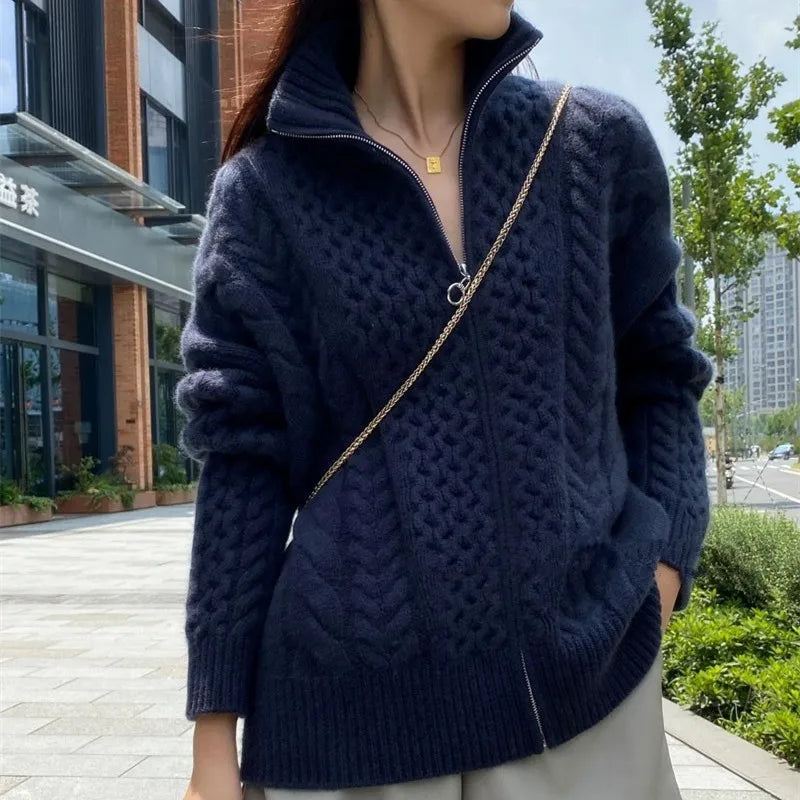 Cashmere Zip Jacket