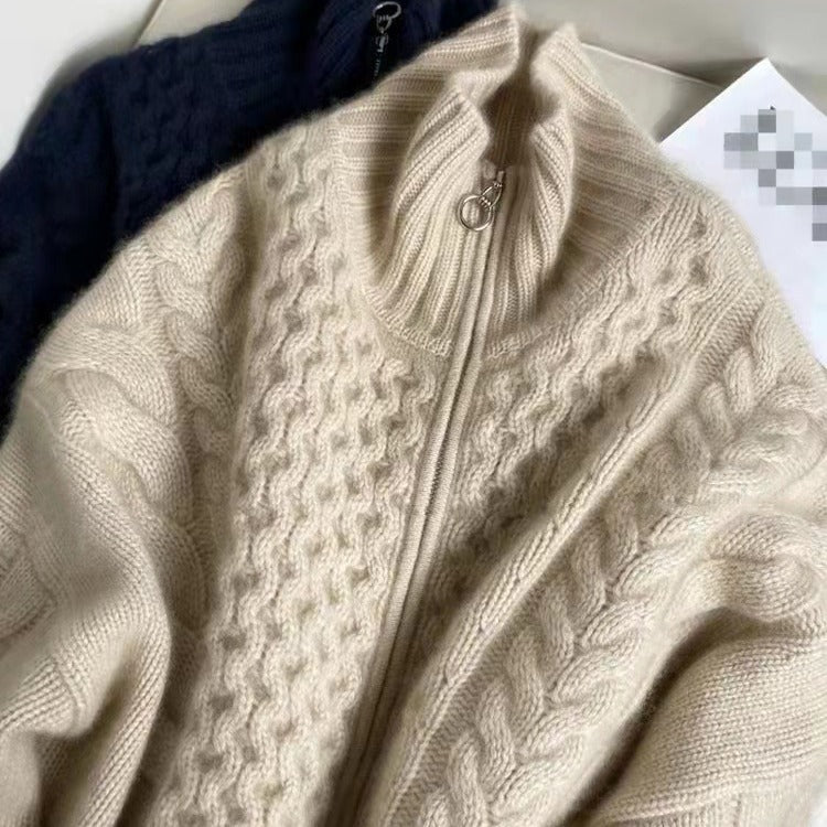 Cashmere Zip Jacket