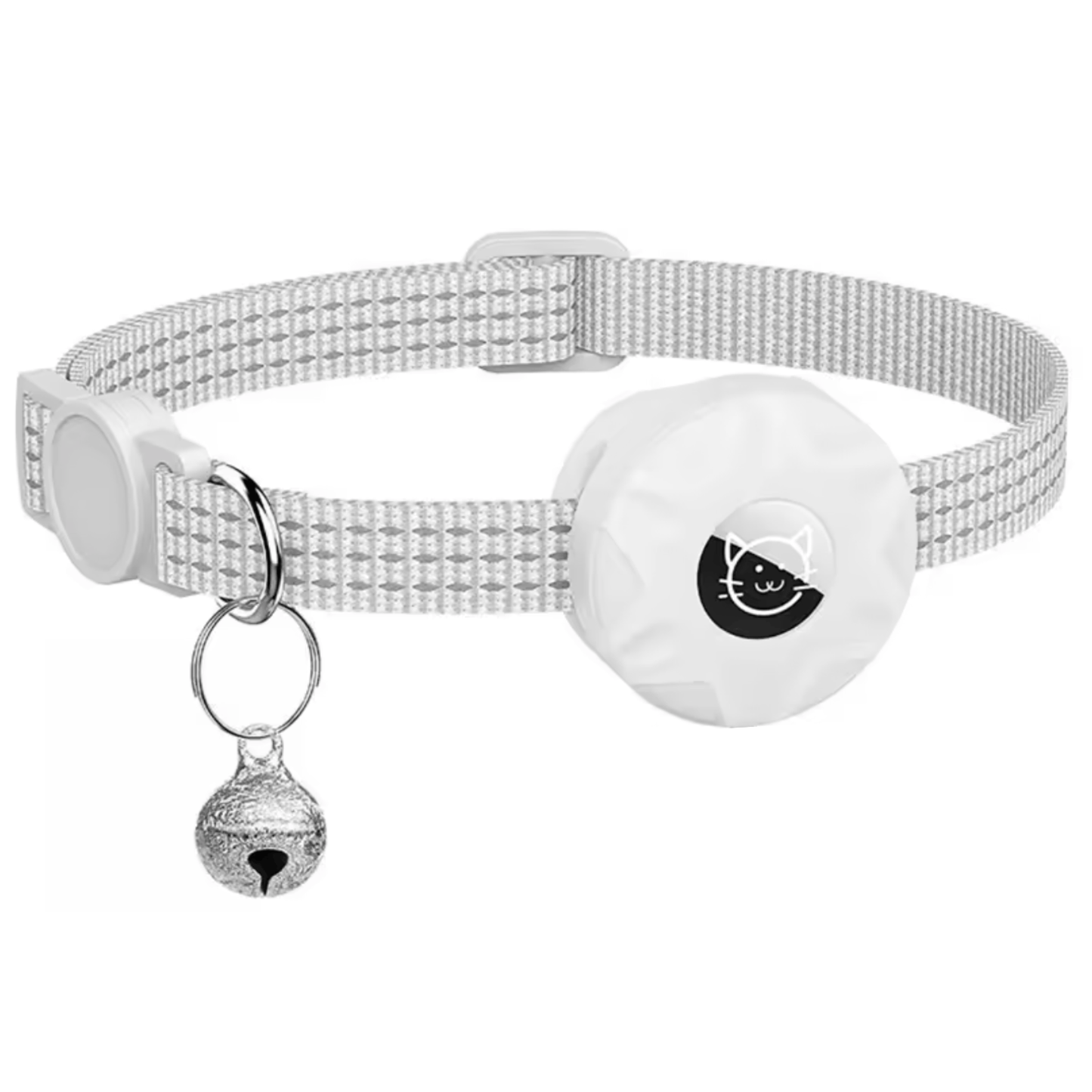 Cat Collar with Bluetooth Tracker and Reflective Design for Increased Safety