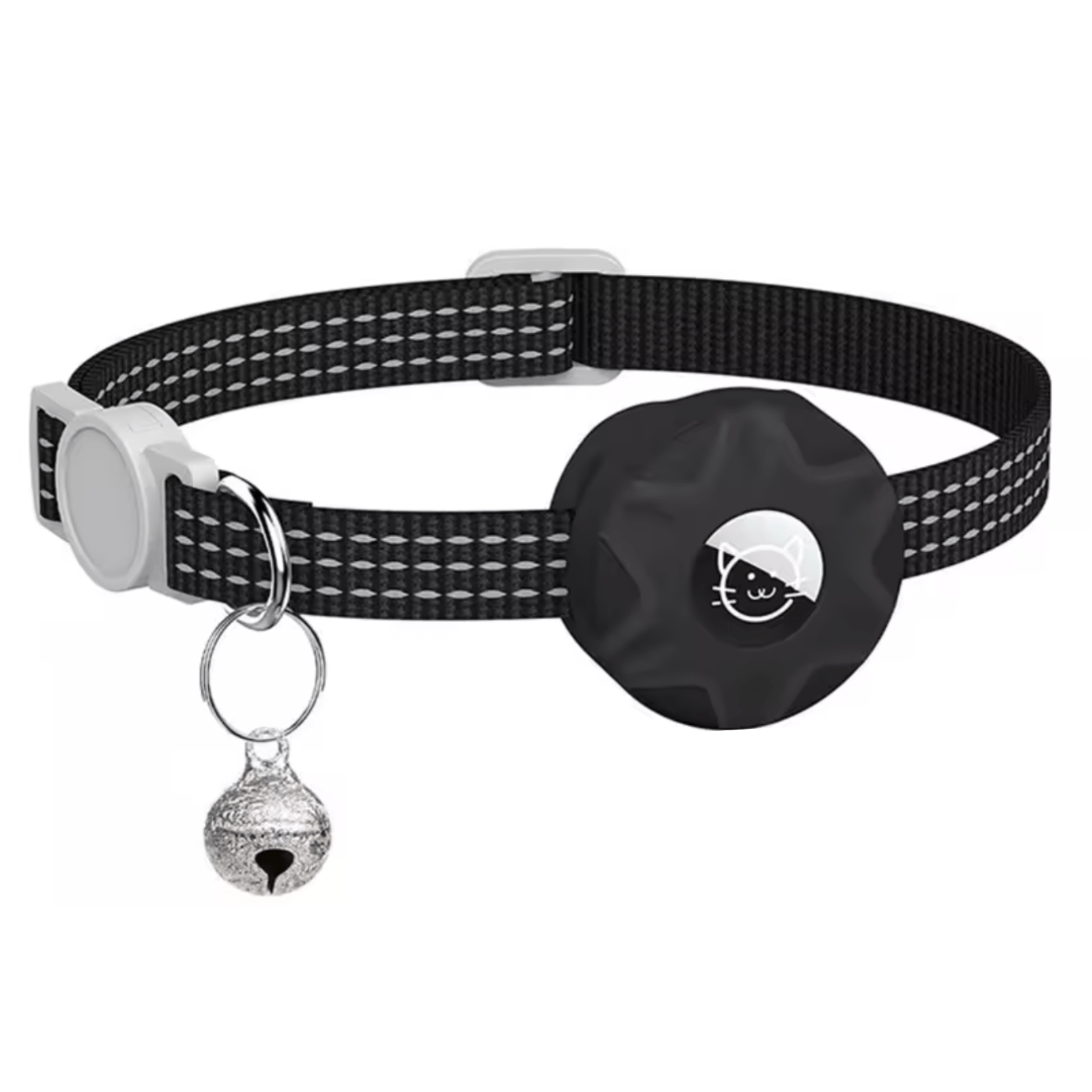 Cat Collar with Bluetooth Tracker and Reflective Design for Increased Safety