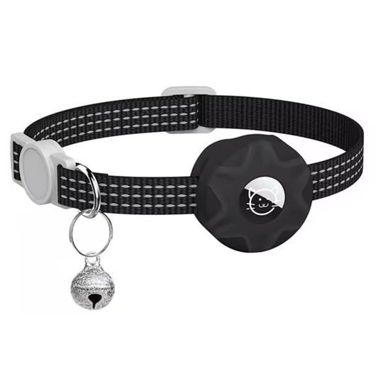 Cat Collar with Bluetooth Tracker and Reflective Design for Increased Safety