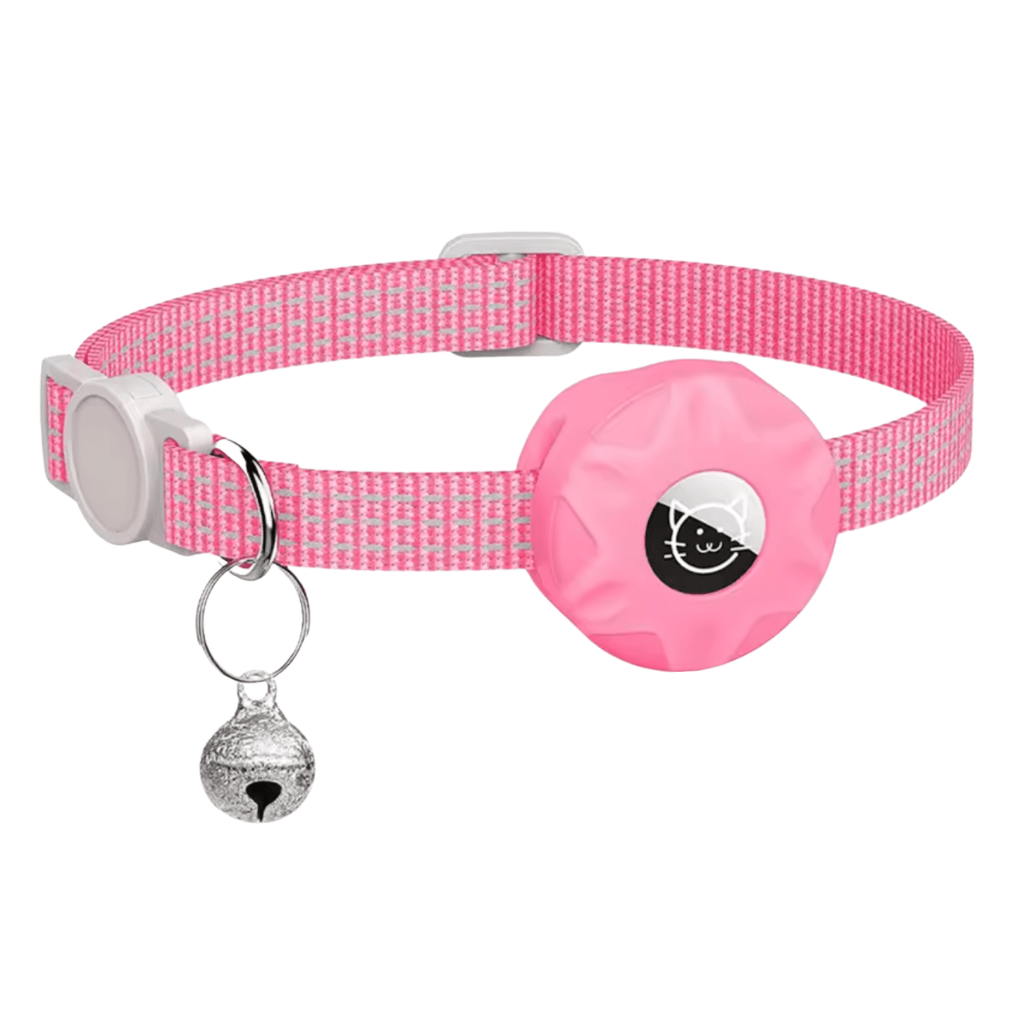 Cat Collar with Bluetooth Tracker and Reflective Design for Increased Safety