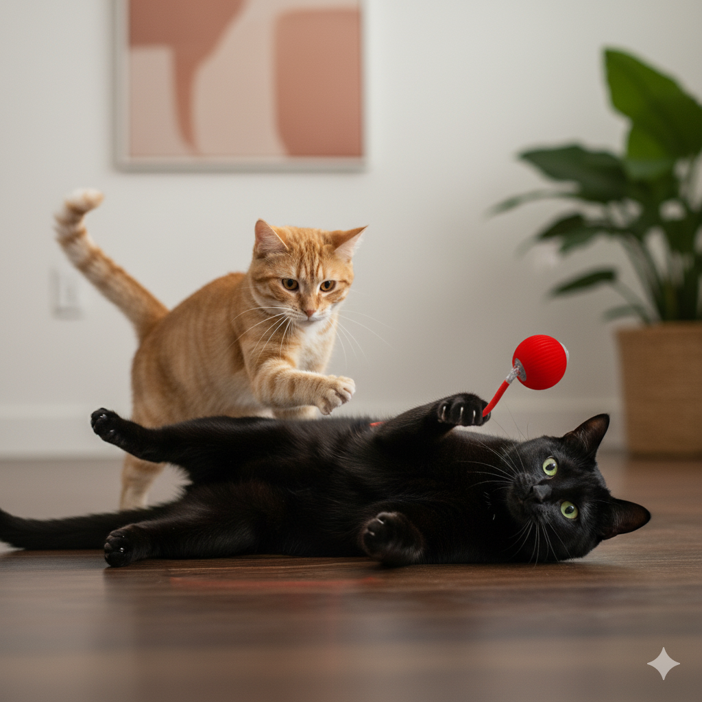 Catfri® CatBall: Automatic Interactive Fun for Cats to Chase