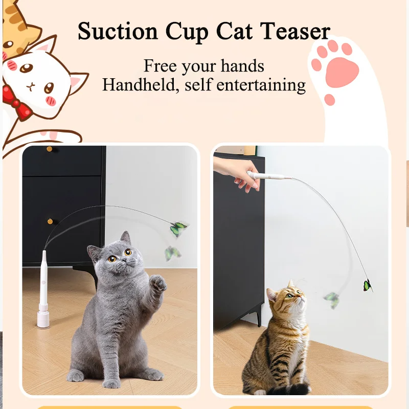 Catfri® DancingButterfly: Interactive Playful Dancing Butterfly for Cats