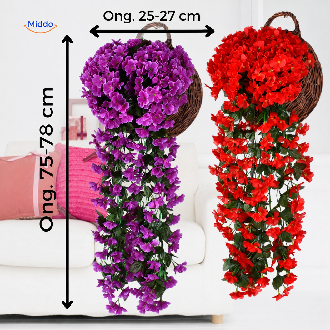 Charming Orchid Cascade | Artificial Flowers for Every Occasion and Season