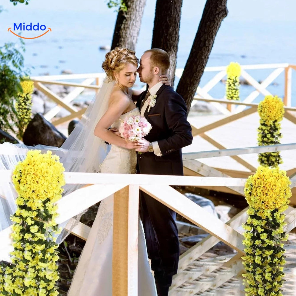 Charming Orchid Cascade | Artificial Flowers for Every Occasion and Season