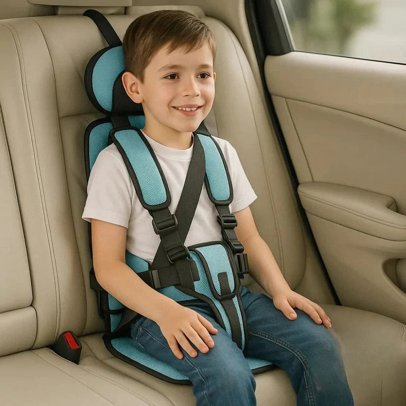 Child Seat | Foldable Travel Seat for On-the-Go | Quick Installation with Harness System | GoSeat