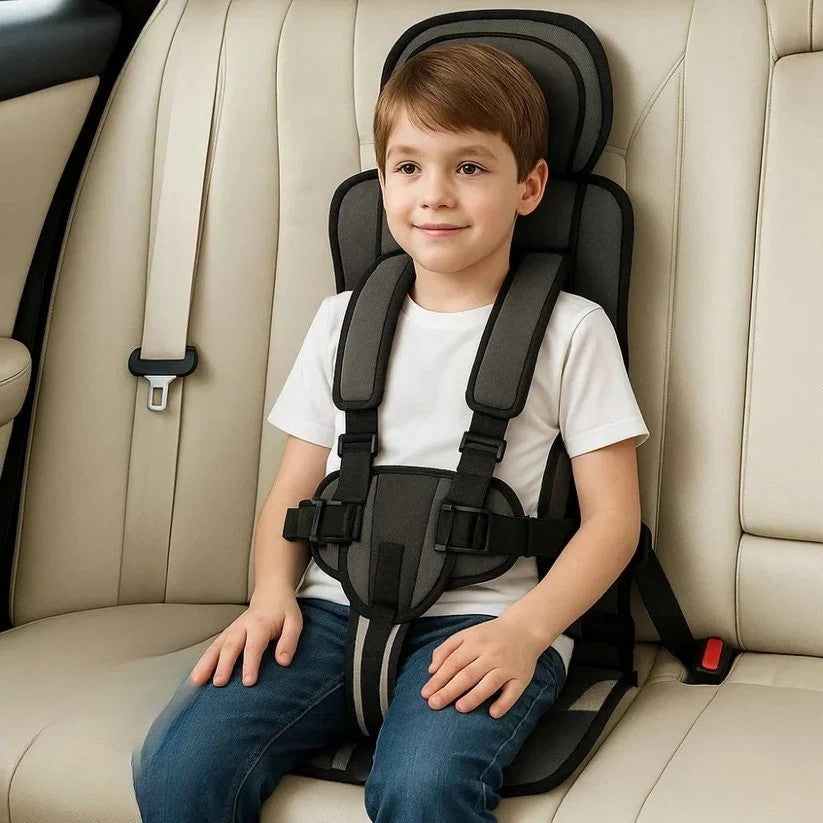 Child Seat | Foldable Travel Seat for On-the-Go | Quick Installation with Harness System | GoSeat