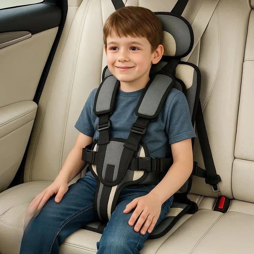 Child Seat | Foldable Travel Seat for On-the-Go | Quick Installation with Harness System | GoSeat