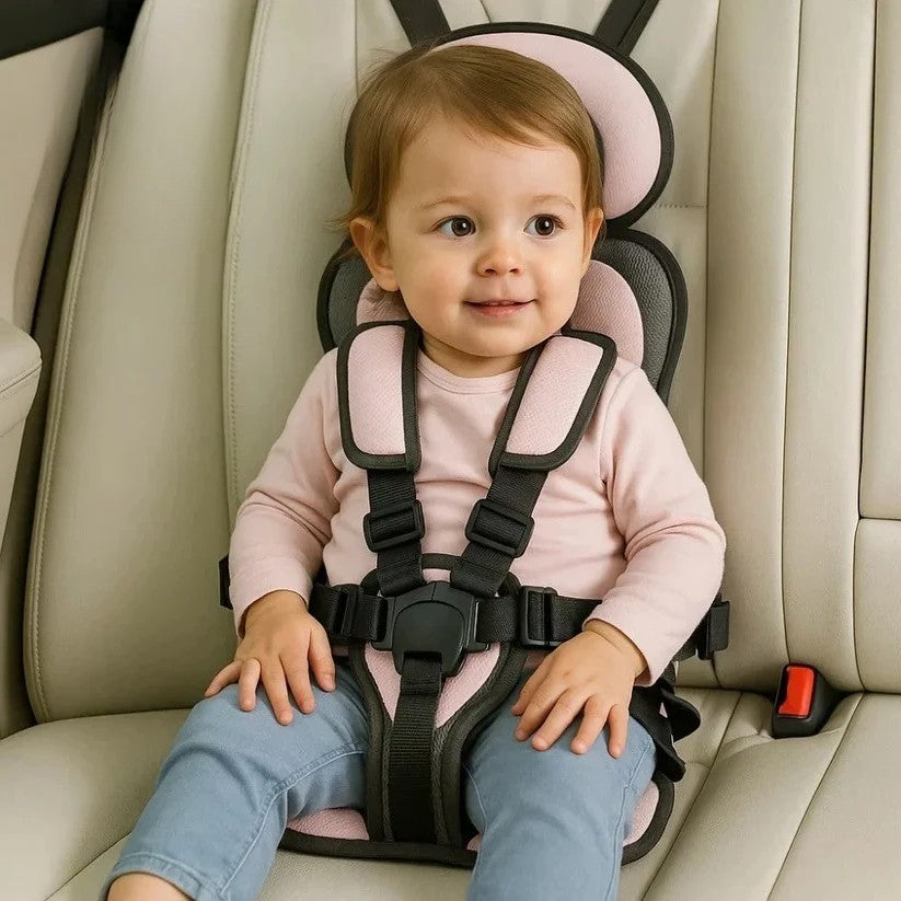 Child Seat | Foldable Travel Seat for On-the-Go | Quick Installation with Harness System | GoSeat