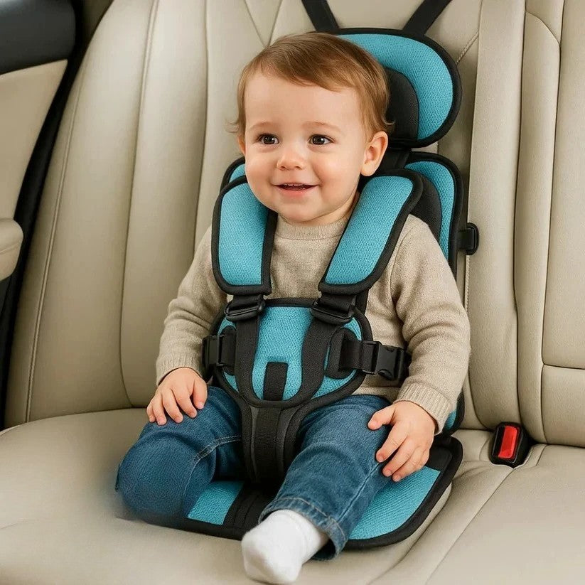 Child Seat | Foldable Travel Seat for On-the-Go | Quick Installation with Harness System | GoSeat