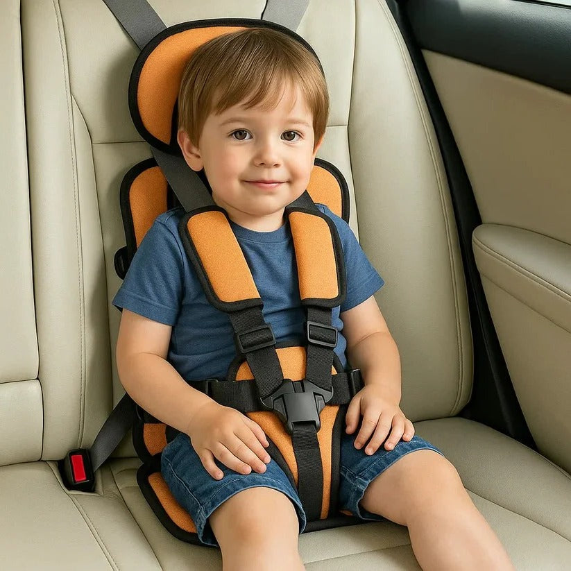 Child Seat | Foldable Travel Seat for On-the-Go | Quick Installation with Harness System | GoSeat