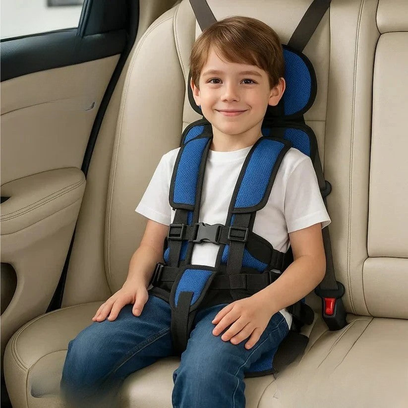 Child Seat | Foldable Travel Seat for On-the-Go | Quick Installation with Harness System | GoSeat