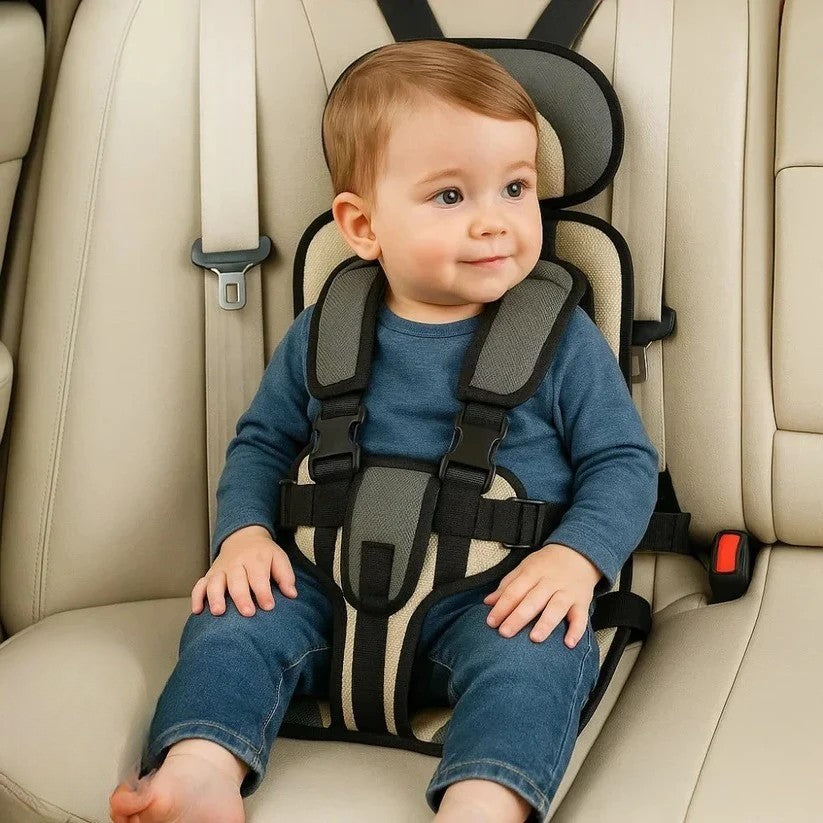 Child Seat | Foldable Travel Seat for On-the-Go | Quick Installation with Harness System | GoSeat