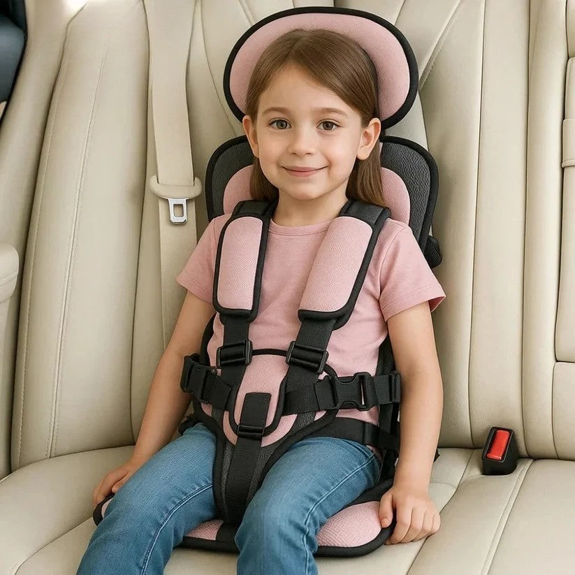 Child Seat | Foldable Travel Seat for On-the-Go | Quick Installation with Harness System | GoSeat