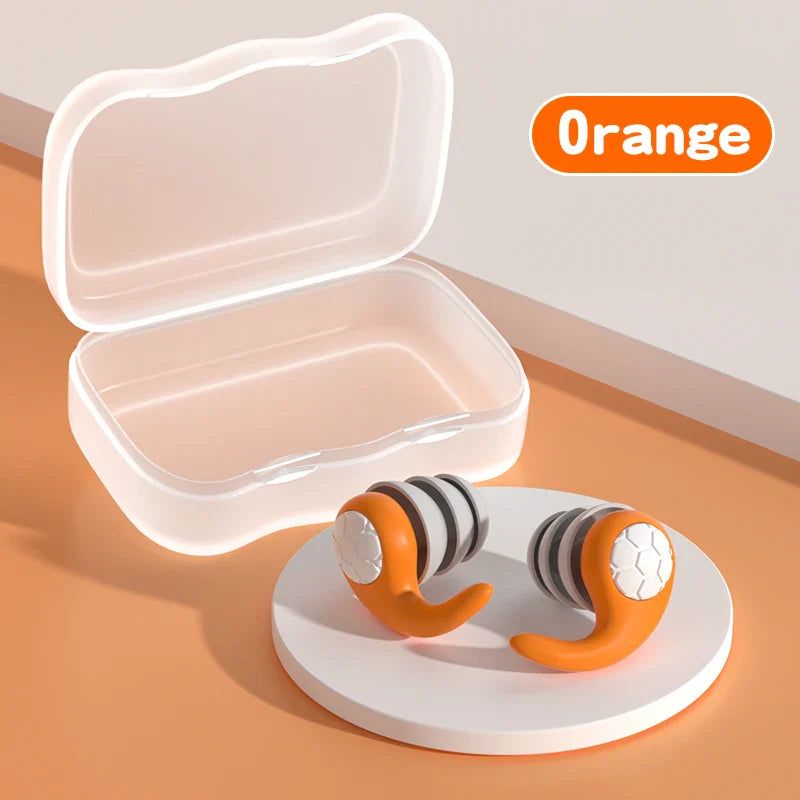 Children's Silicone Earplugs for Swimming & Noise Reduction