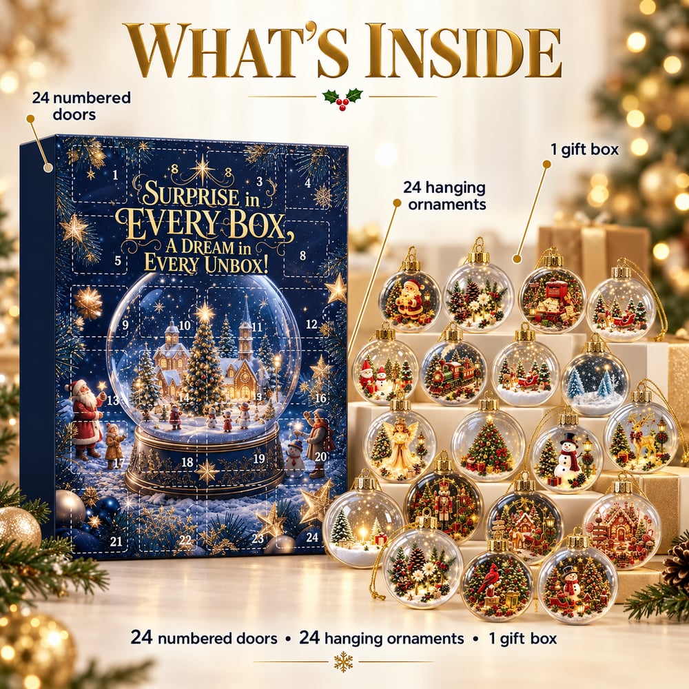 Christmas Baubles Advent Calendar 2026 – 24 Days of Festive Surprises