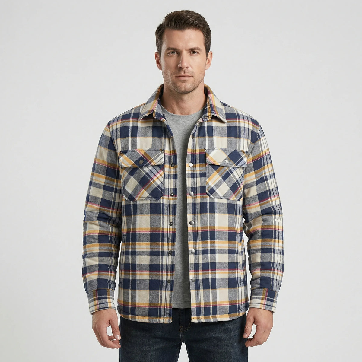 Classic Lumberjack Jacket in Retro Style