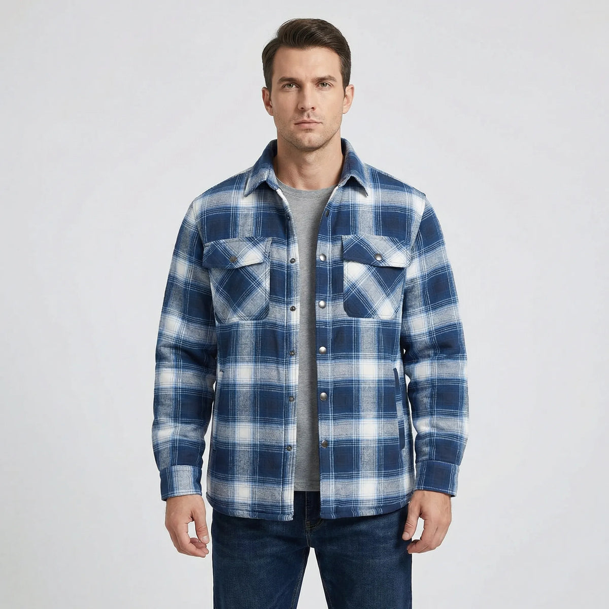 Classic Lumberjack Jacket in Retro Style