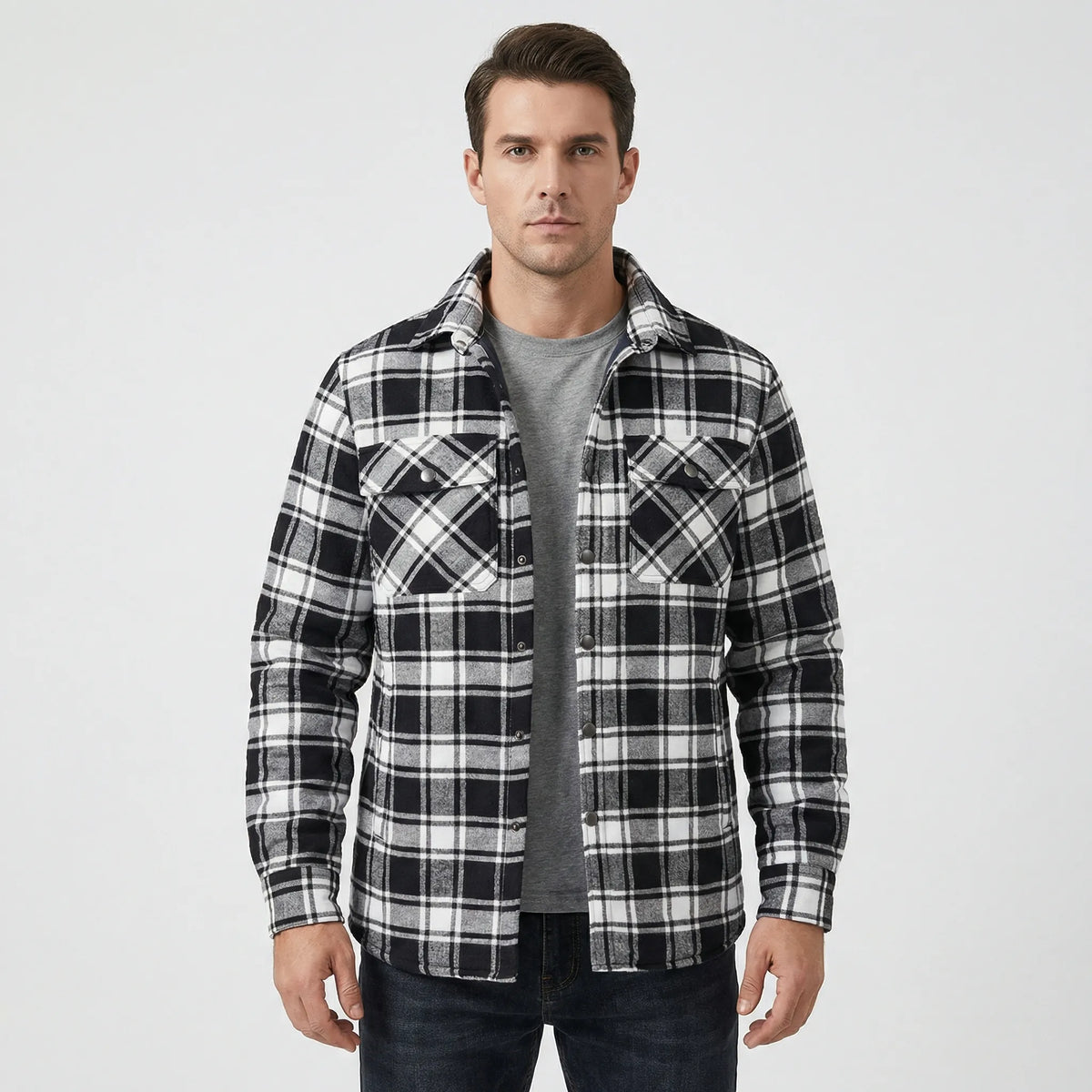 Classic Lumberjack Jacket in Retro Style