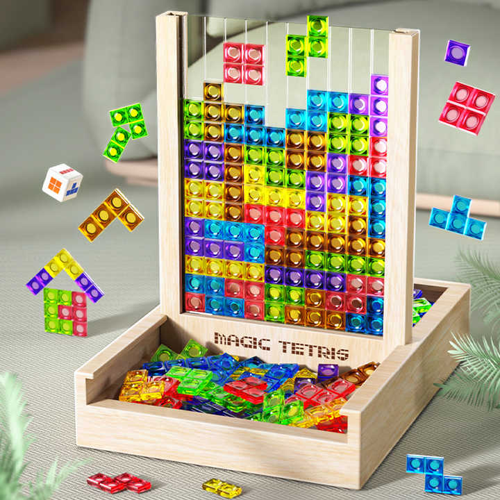 Classic Wooden Brain Teaser Puzzle Game