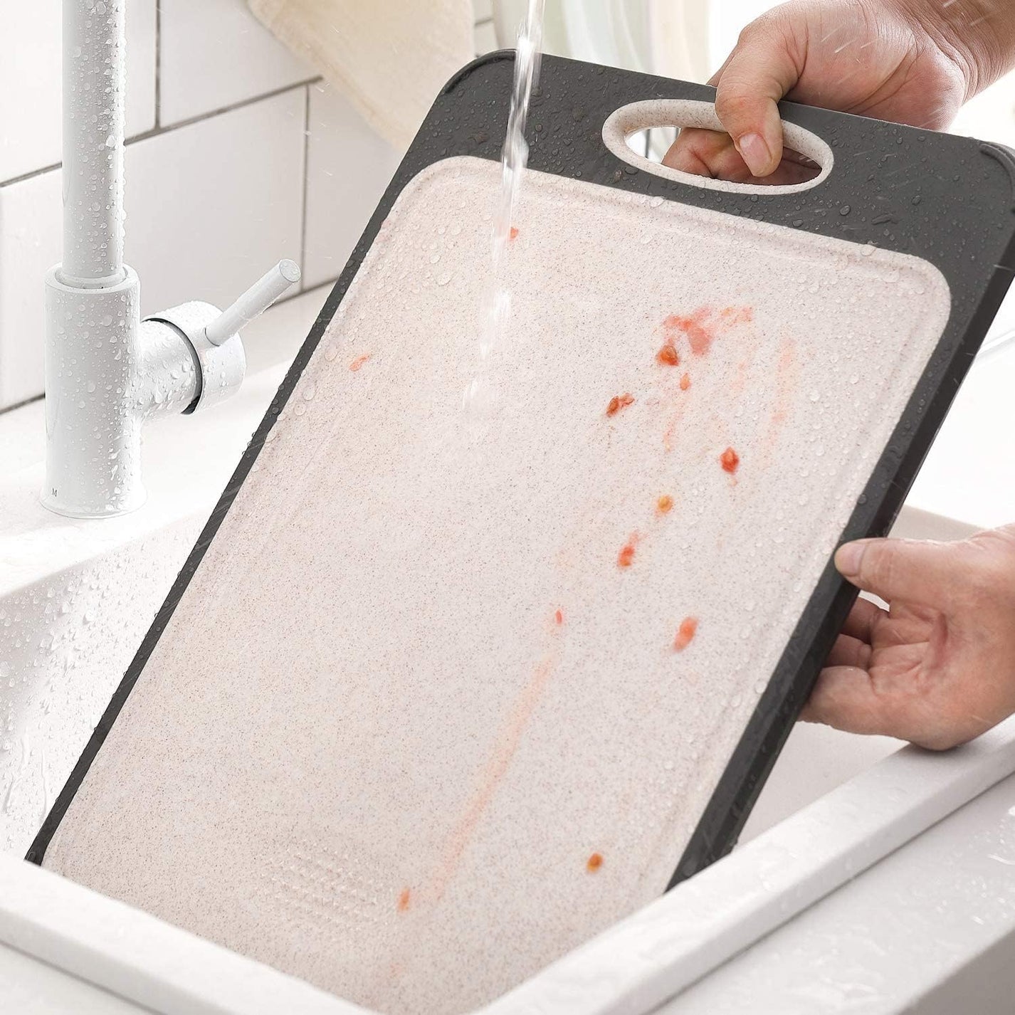 CleanCut Cutting Board | Antibacterial, Microplastic-Free, and Knife-Friendly