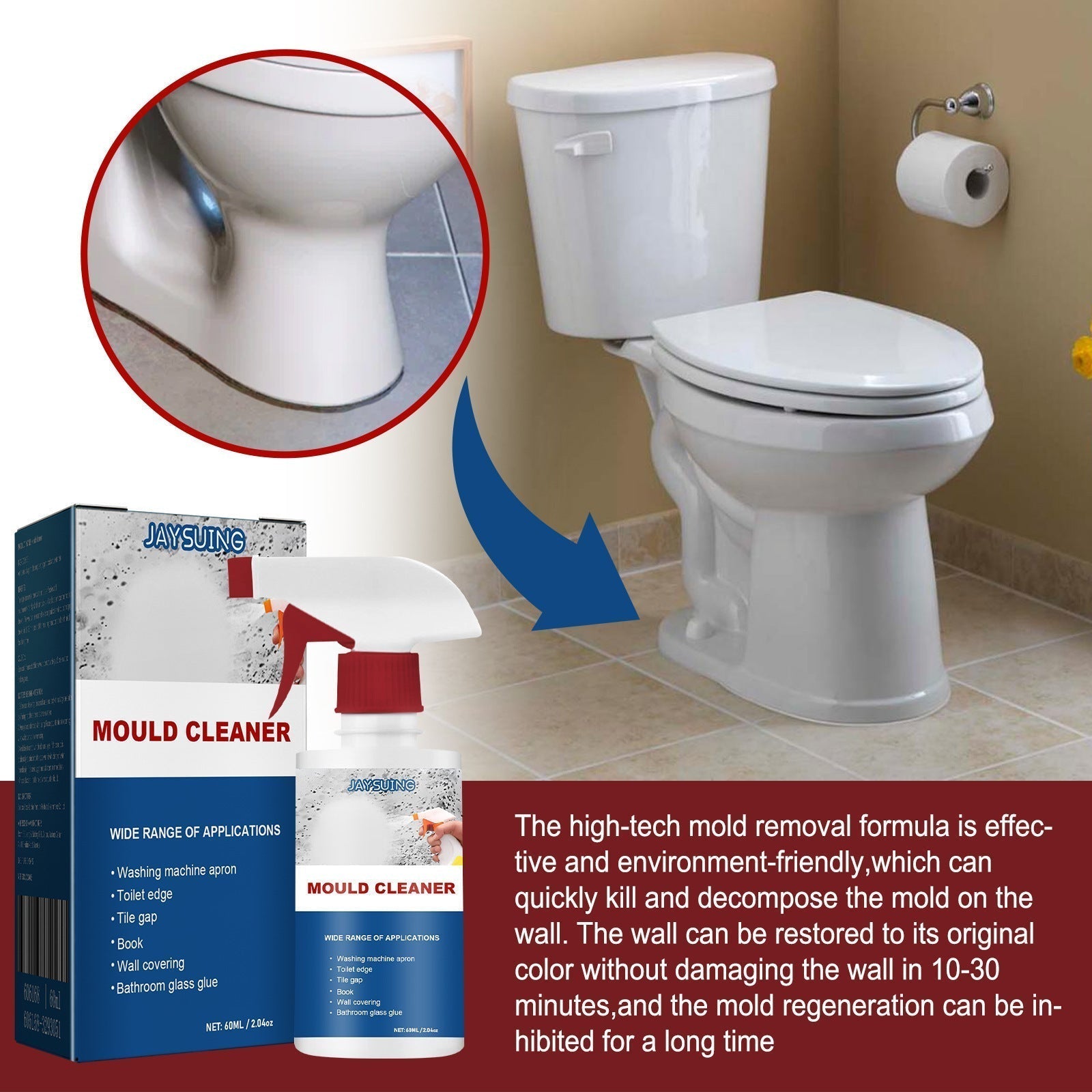 Cleaner Pro° AntiMould: Anti-Mold Cleaning Foam