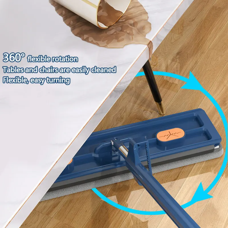 Cleaner Pro° Rotating Mop: Strong Handle Easy Cleaning 360° Rotatable Flat Mop
